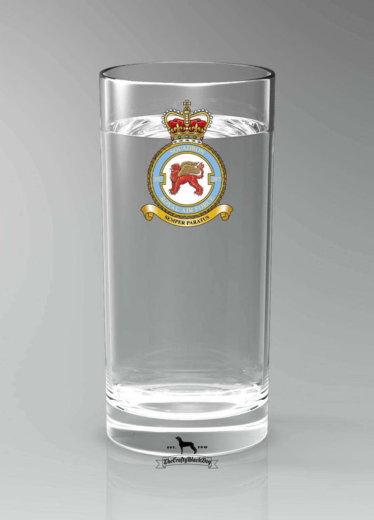 207 Squadron RAF - Straight Gin/Mixer/Water Glass