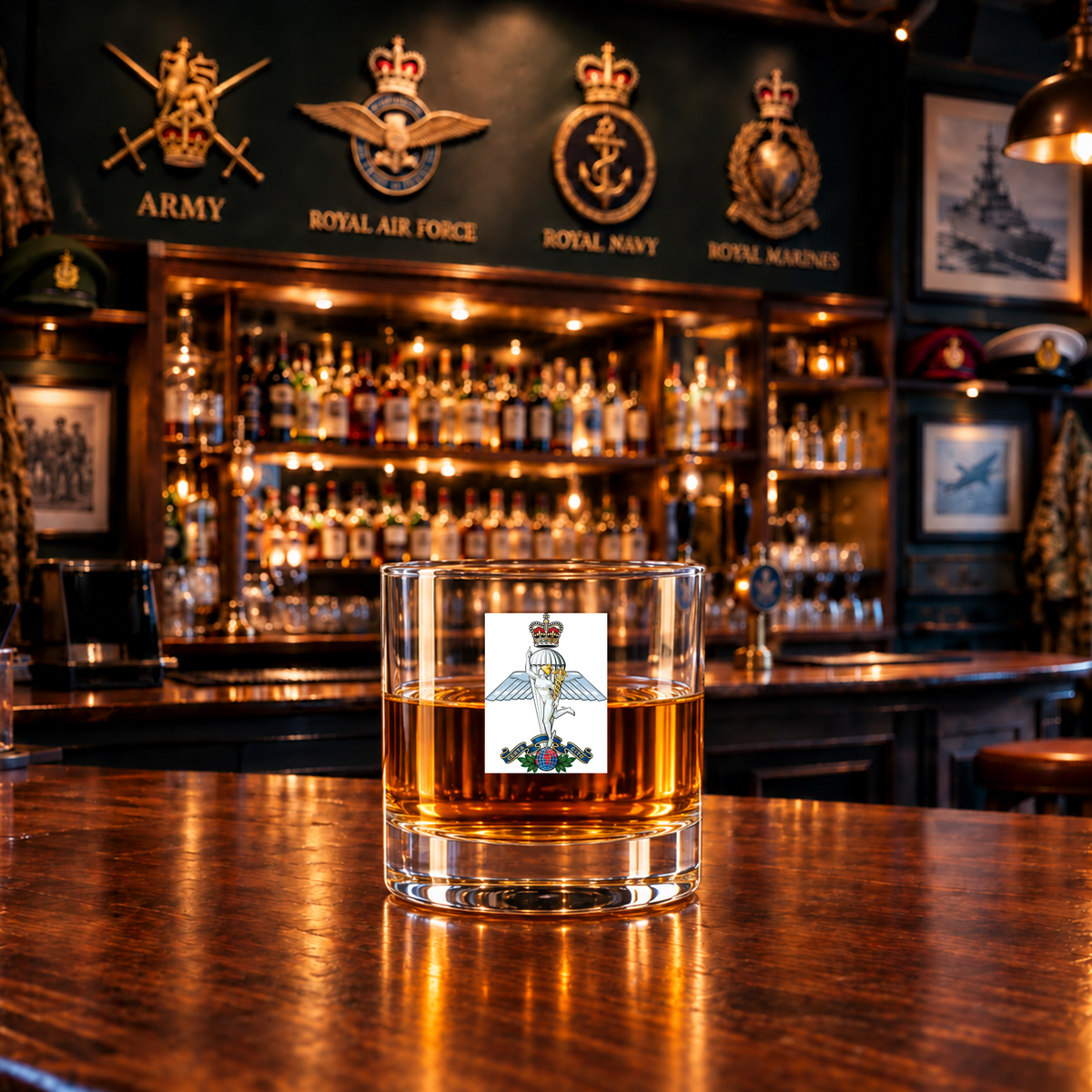 216 Para Signal Sqn - Whiskey Glass