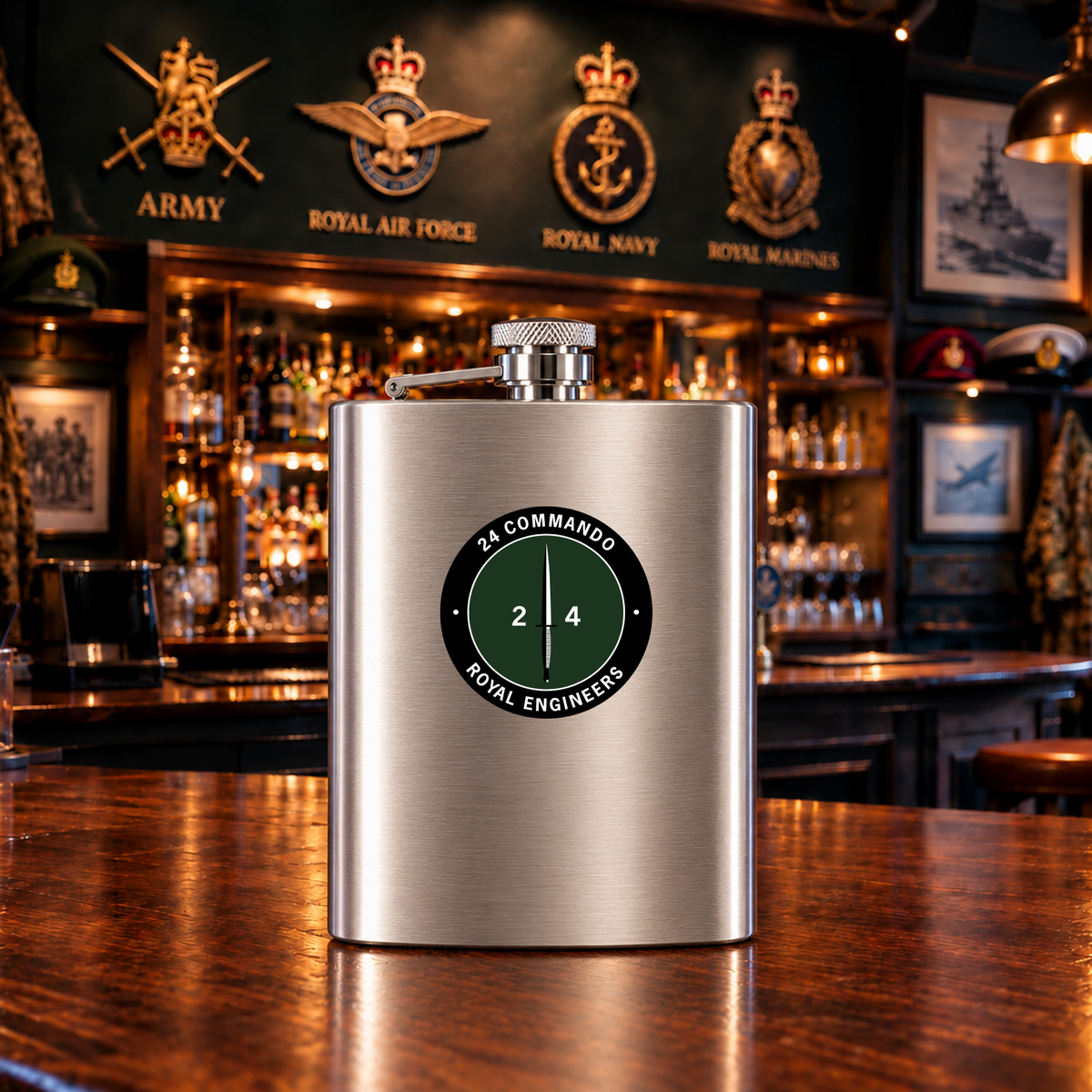 24 Commando Royal Engineers - Hip Flask — Hip_Flask