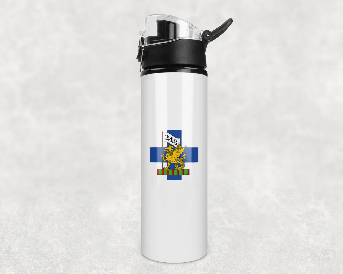 243 Field Hospital - Flip Top Water Bottle