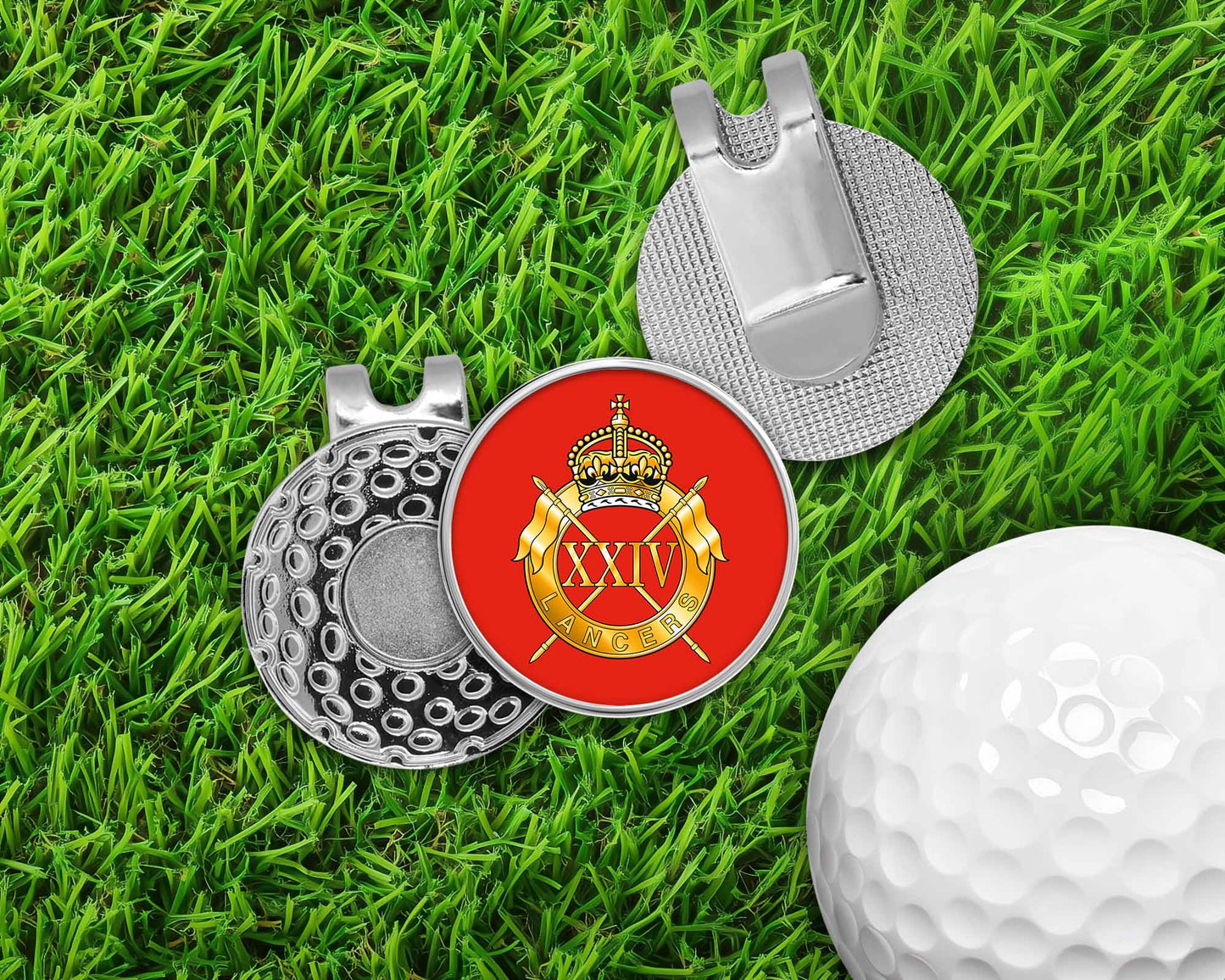 24th Lancers - Golf Ball Marker Hat Clip