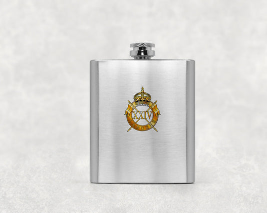 24th Lancers - Hip Flask