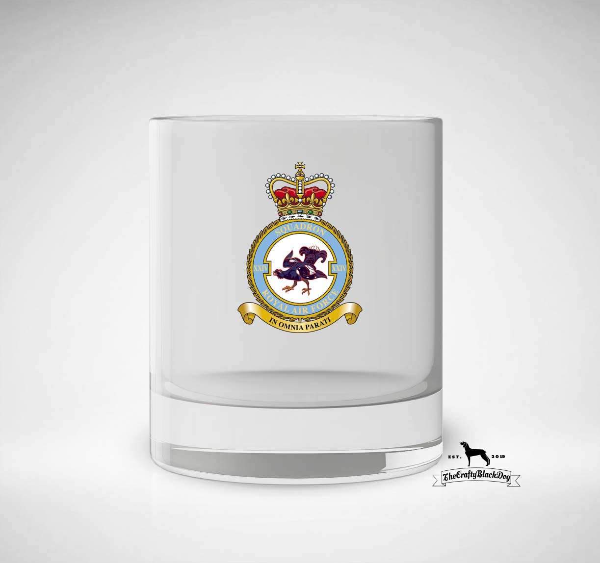 24 Squadron RAF - Whiskey/Spirit Glass