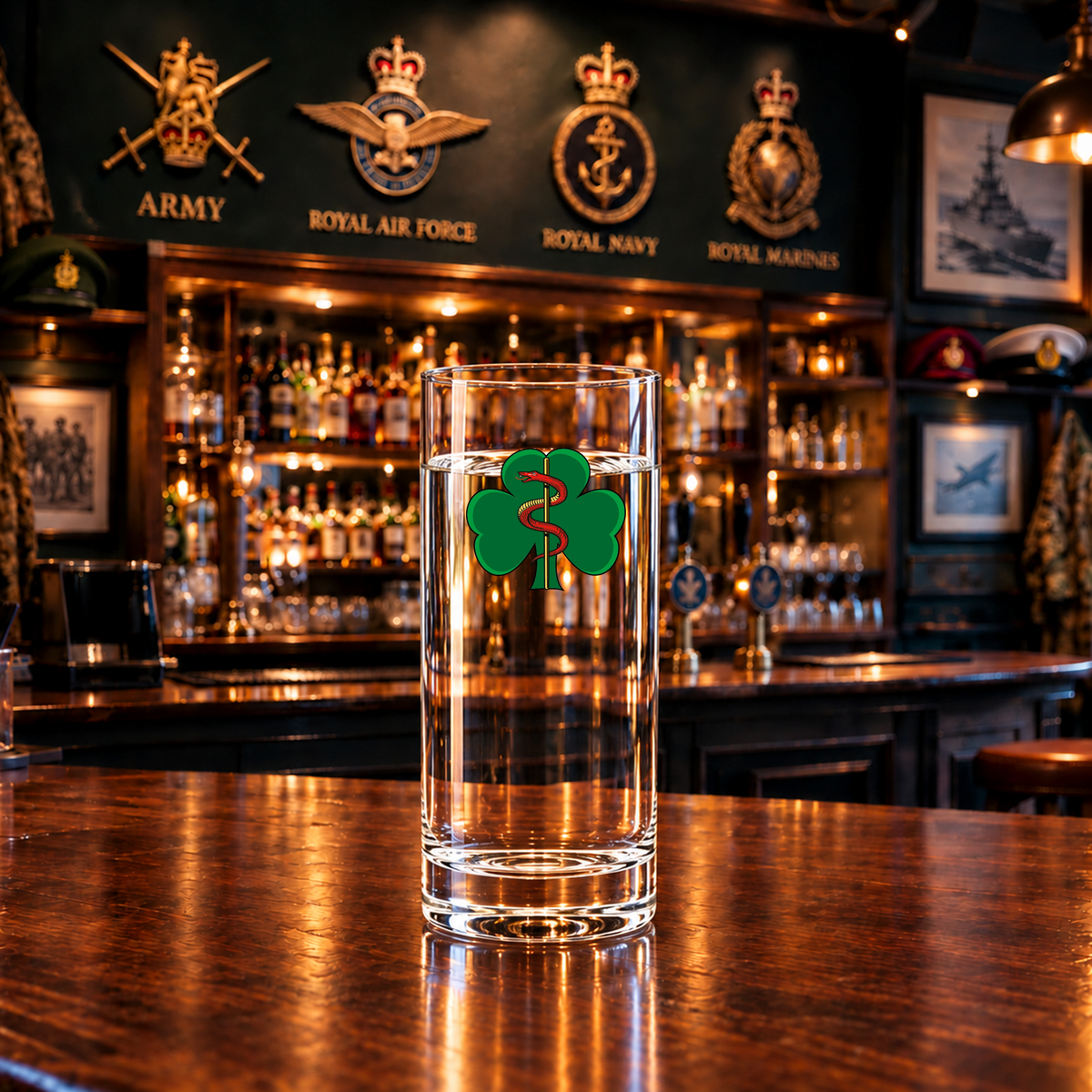 253 Medical Regt - Highball Glass