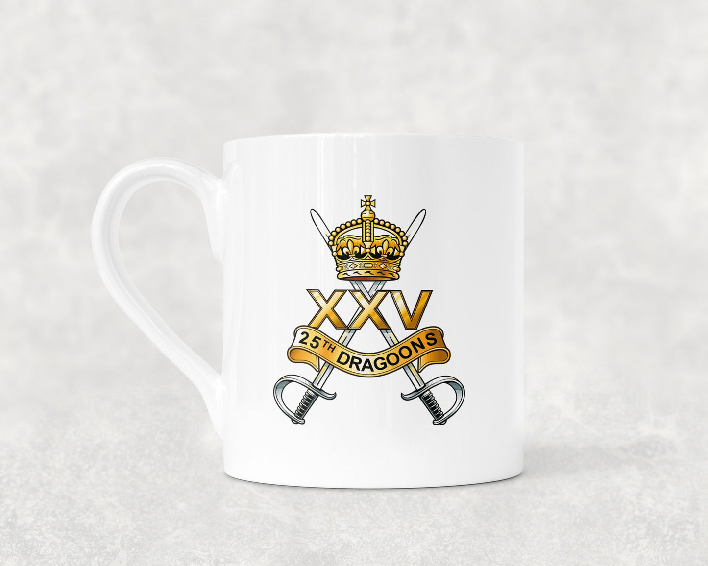 25th Dragoons - Bone China Mug