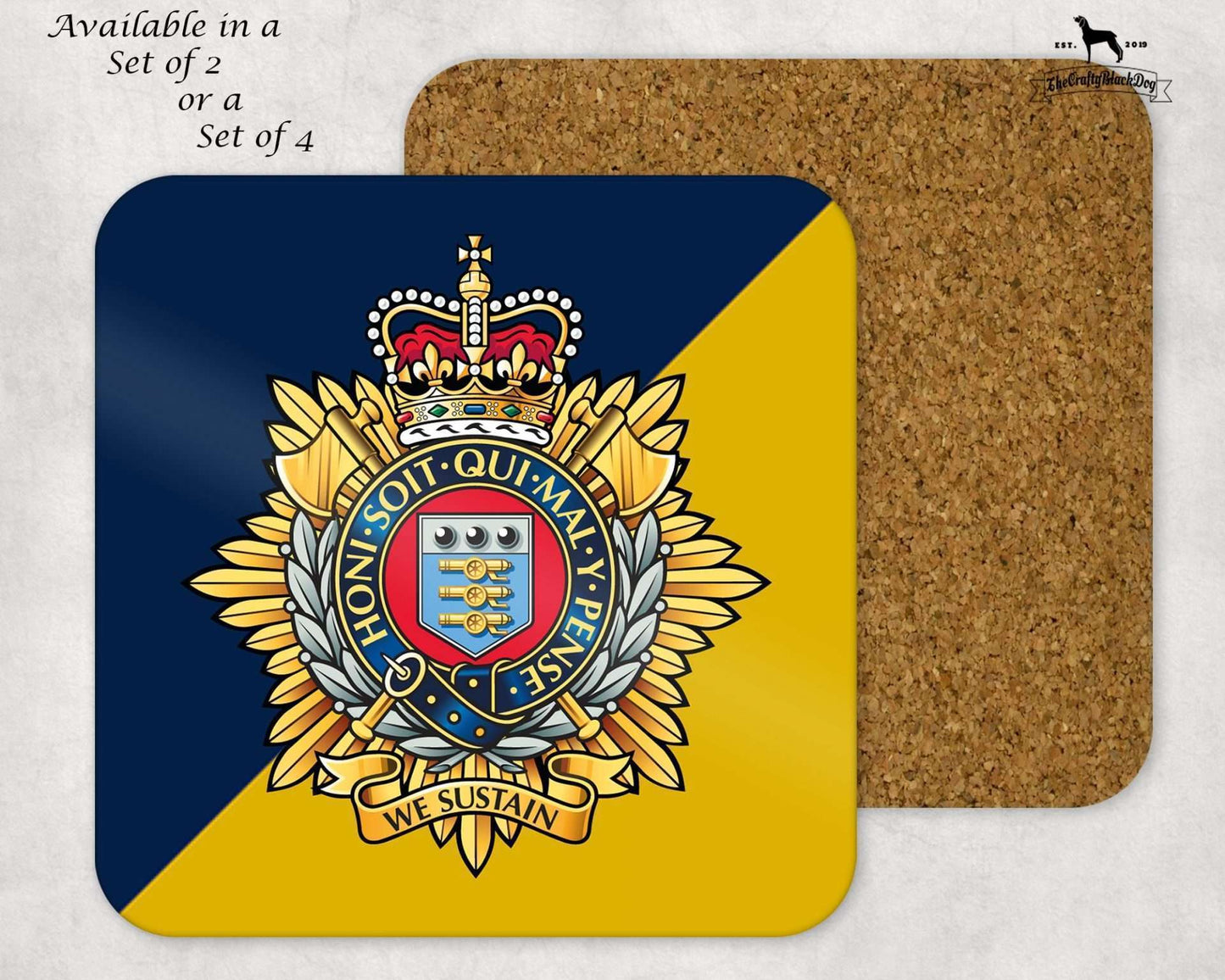 ROYAL LOGISTIC CORPS - COASTER SET