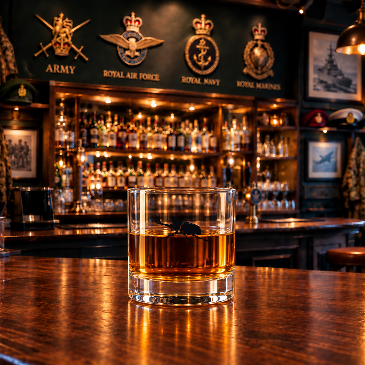 26 Engineer Regt - Whiskey Glass