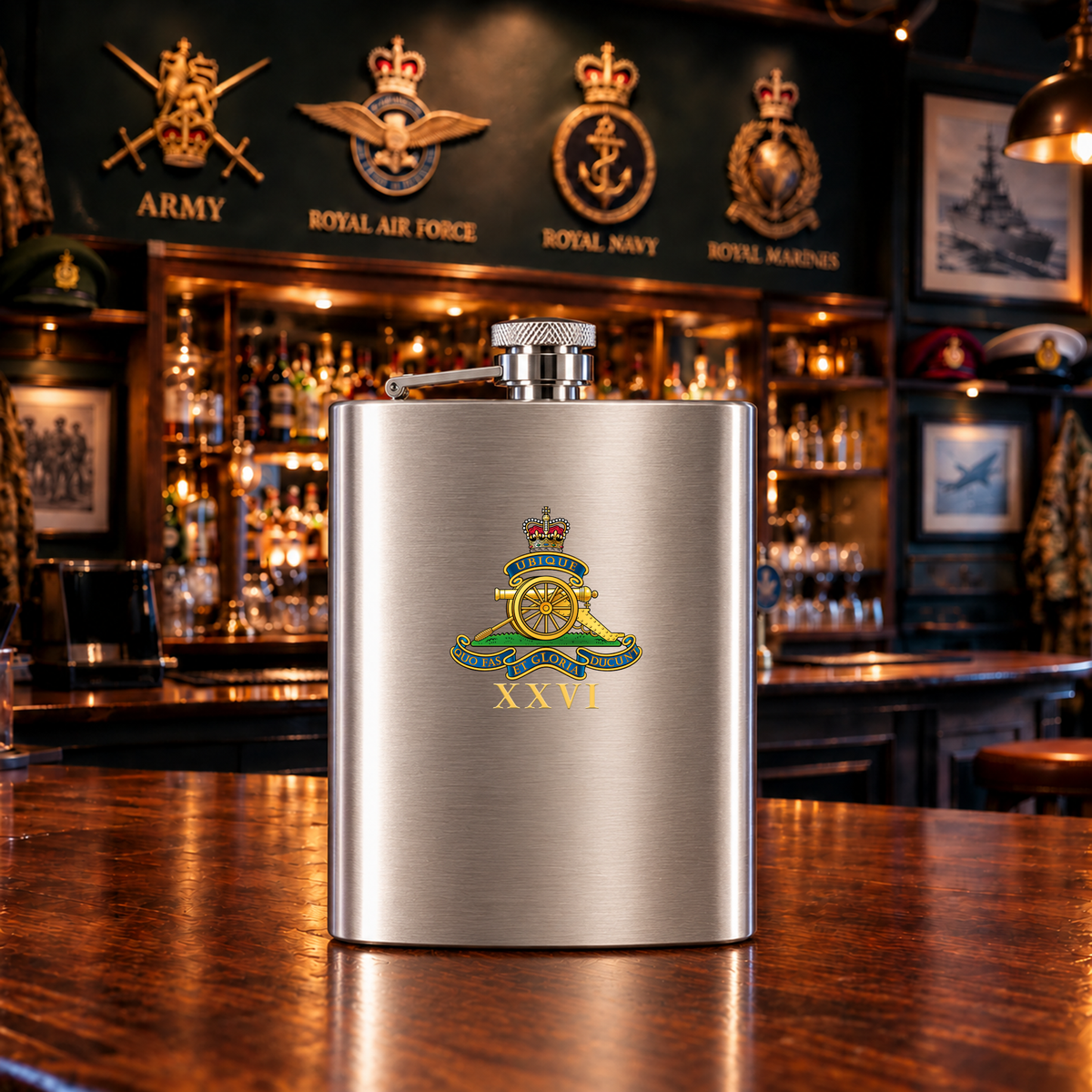 26 Royal Artillery - Hip Flask — Hip_Flask