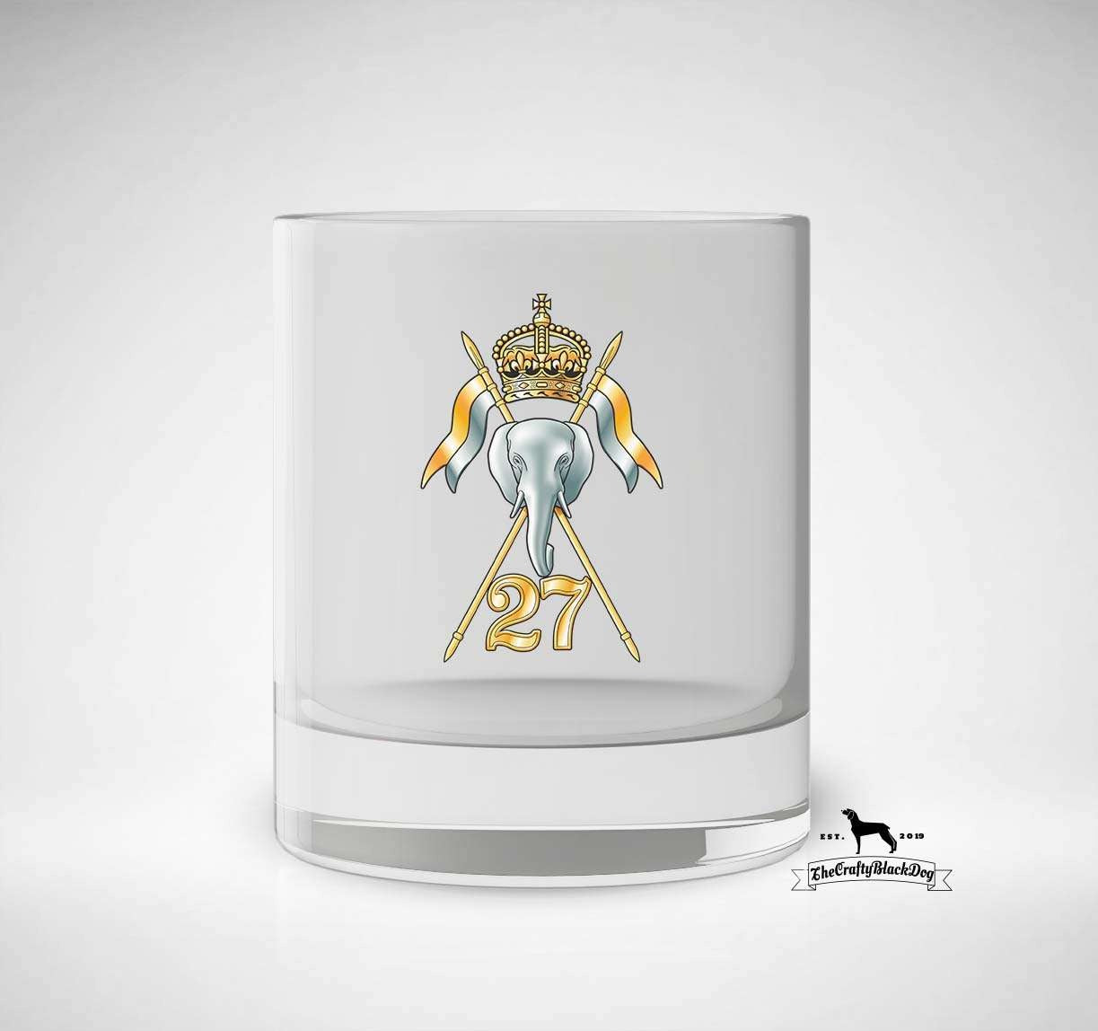 27th Lancers - Whiskey/Spirit Glass