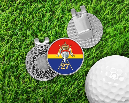 27th Lancers - Golf Ball Marker Hat Clip
