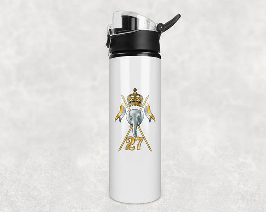 27th Lancers - Flip Top Water Bottle