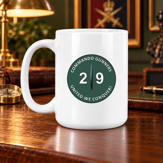 29 Commando Royal Artillery - 15oz Mug | The Crafty Black Dog