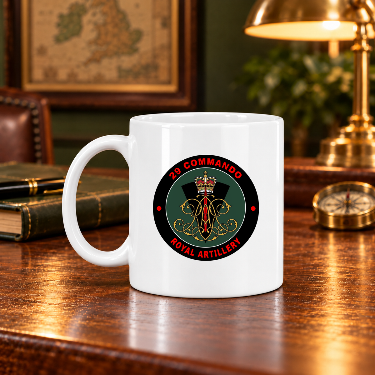 29 Commando Royal Artillery Cypher - 11oz Mug | The Crafty Black Dog