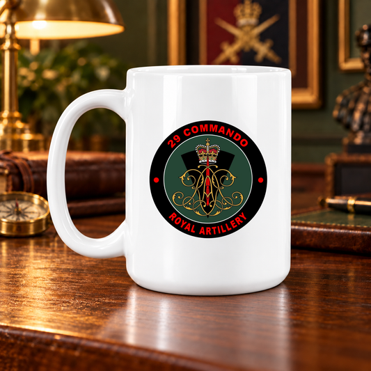 29 Commando Royal Artillery Cypher - 15oz Mug | The Crafty Black Dog