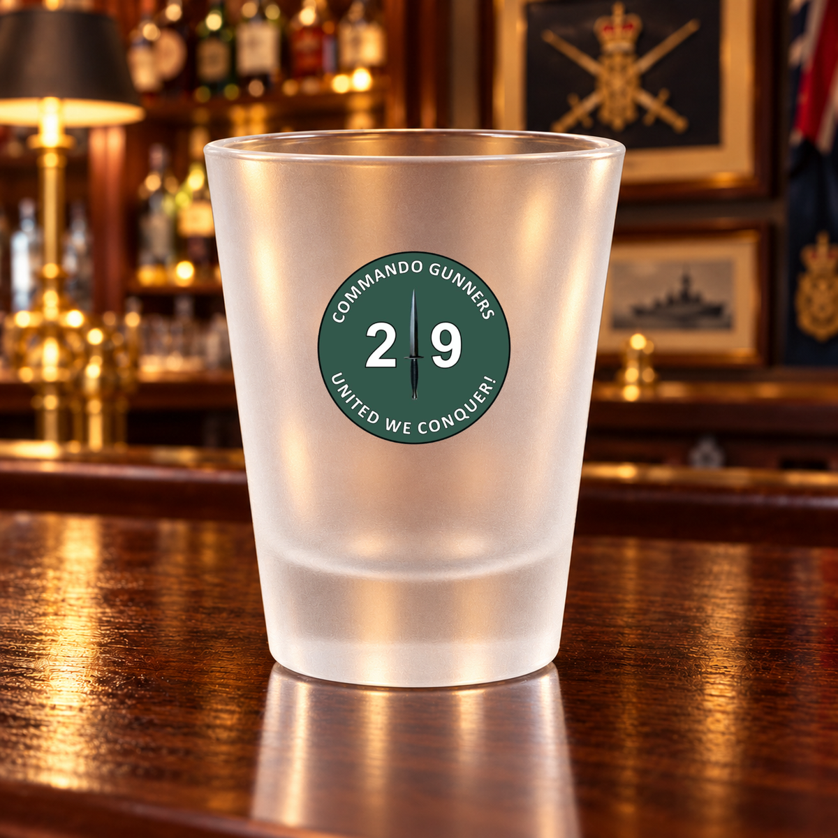 29 Commando Royal Artillery - Shot Glasses | The Crafty Black Dog — Clear_Shot_Glass_Military_Bar_Smart_Object copy