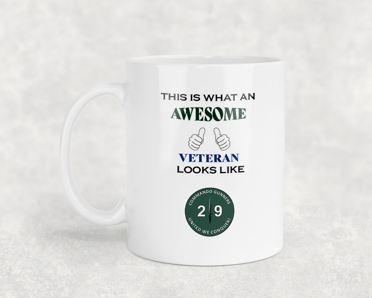 29 Commando Royal Artillery - Veteran - 11oz Mug