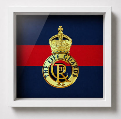Life Guards Cap Badge Display Frame – King's Crown | Officially Licensed