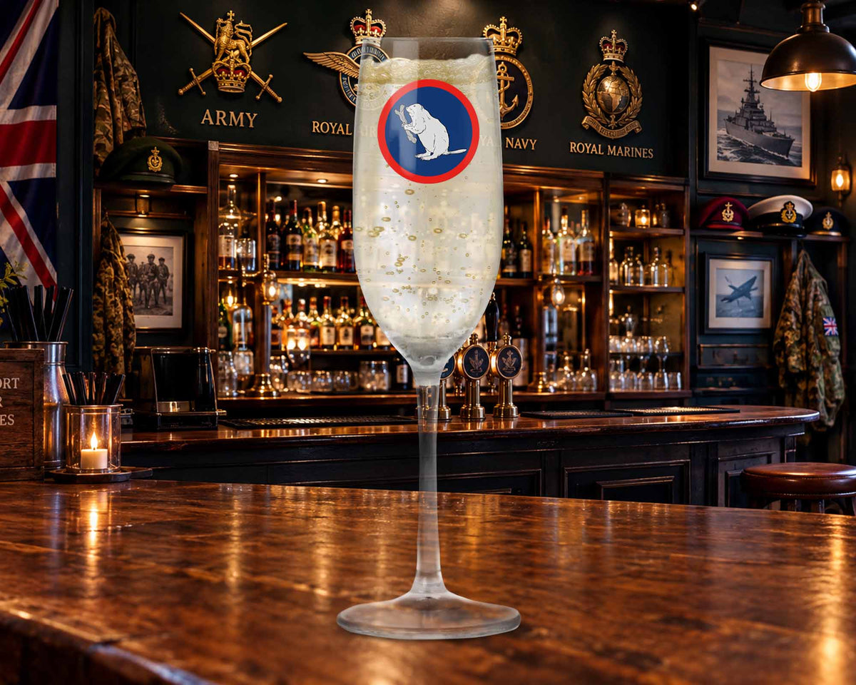 2 Operational Support Group RLC - Champagne/Prosecco Flute Glass