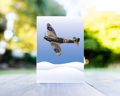 Gillian Jones Designs - Spitfire Christmas Card