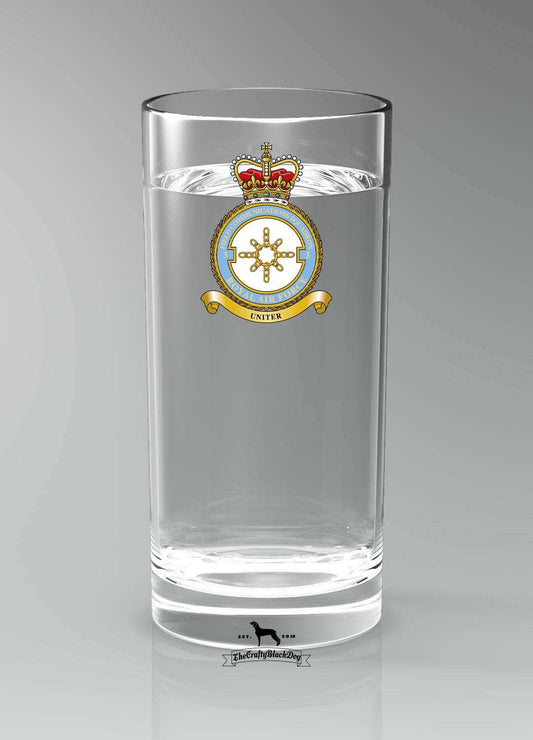 3 Field Communications Squadron RAF - Straight Gin/Mixer/Water Glass