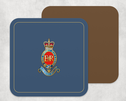3 Royal Horse Artillery - Placemat â€” Navy_Gold_Hardback_Coaster