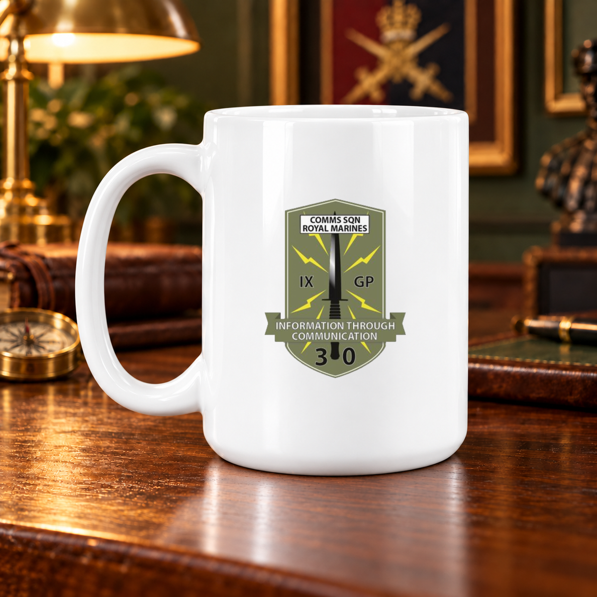 30 Cdo Comms Sqn RM - 15oz Mug | The Crafty Black Dog