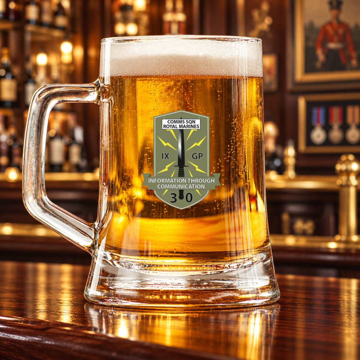 30 Cdo Comms Sqn RM - Tankard | The Crafty Black Dog