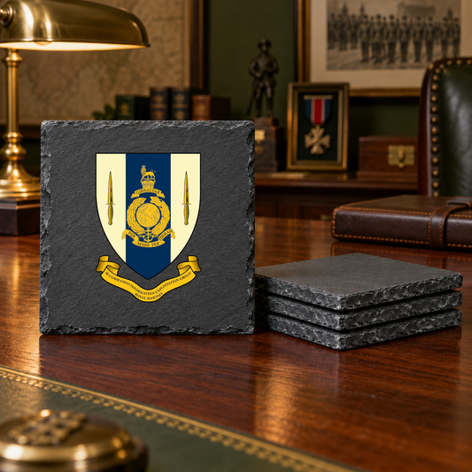 30 Commando IX Group RM - Slate Coaster Set | The Crafty Black Dog