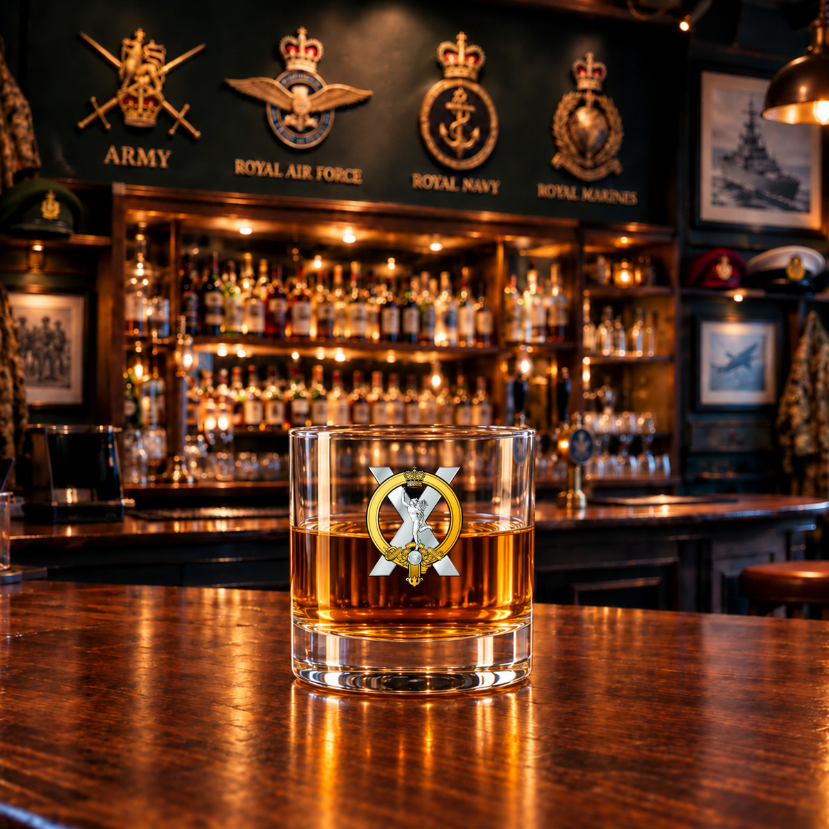 32 Signal Regt - Whiskey Glass