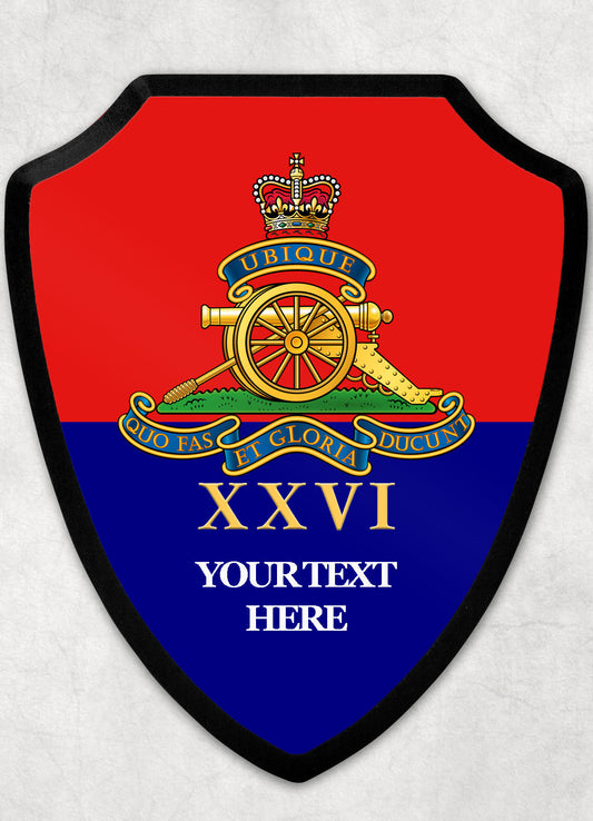 32 Regiment Royal Artillery - Printed Wall Shield