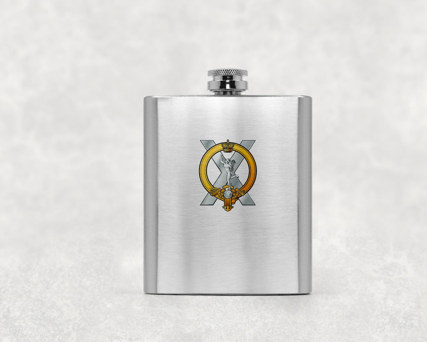 32 Signals Regiment - Hip Flask