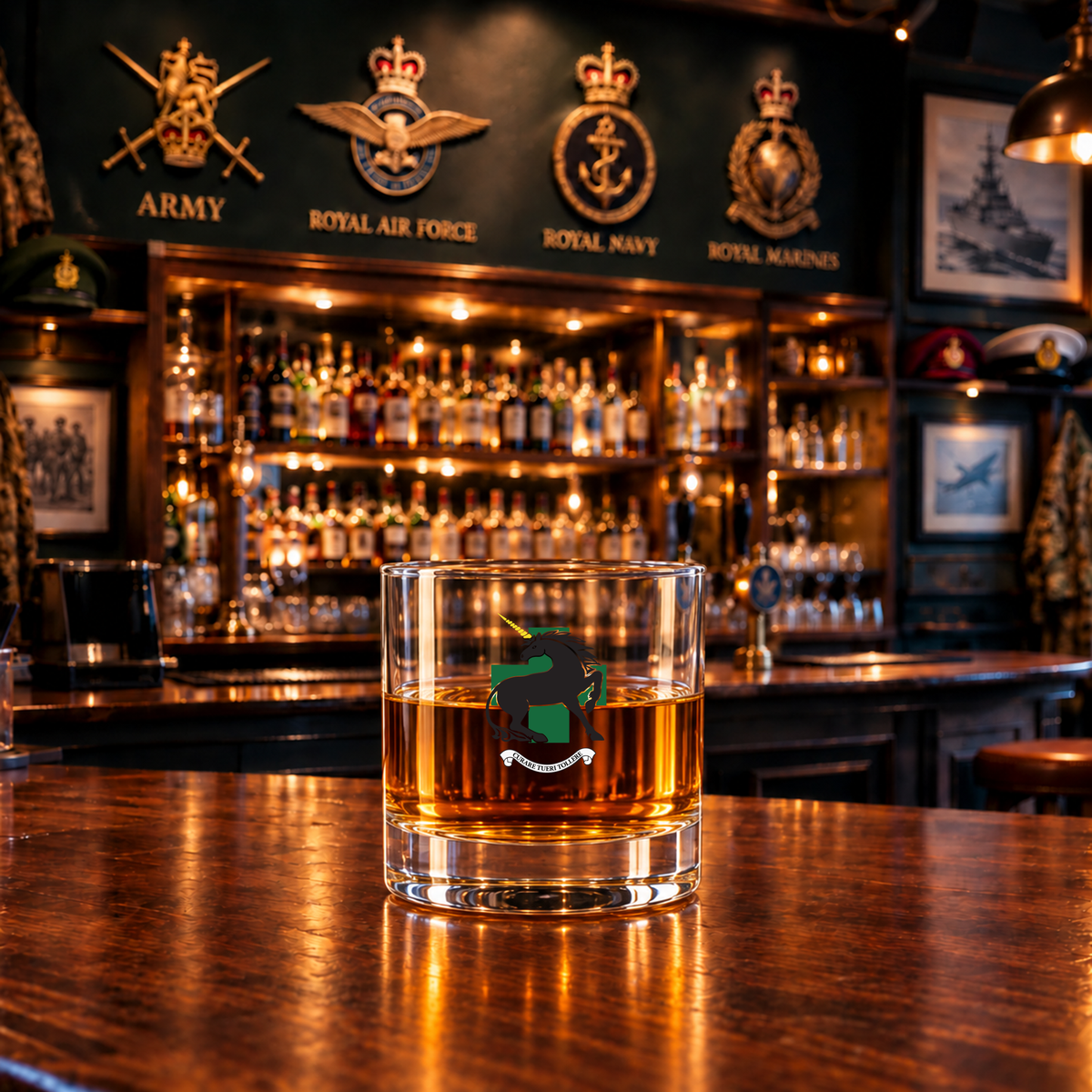335 Medical Regt - Whiskey Glass