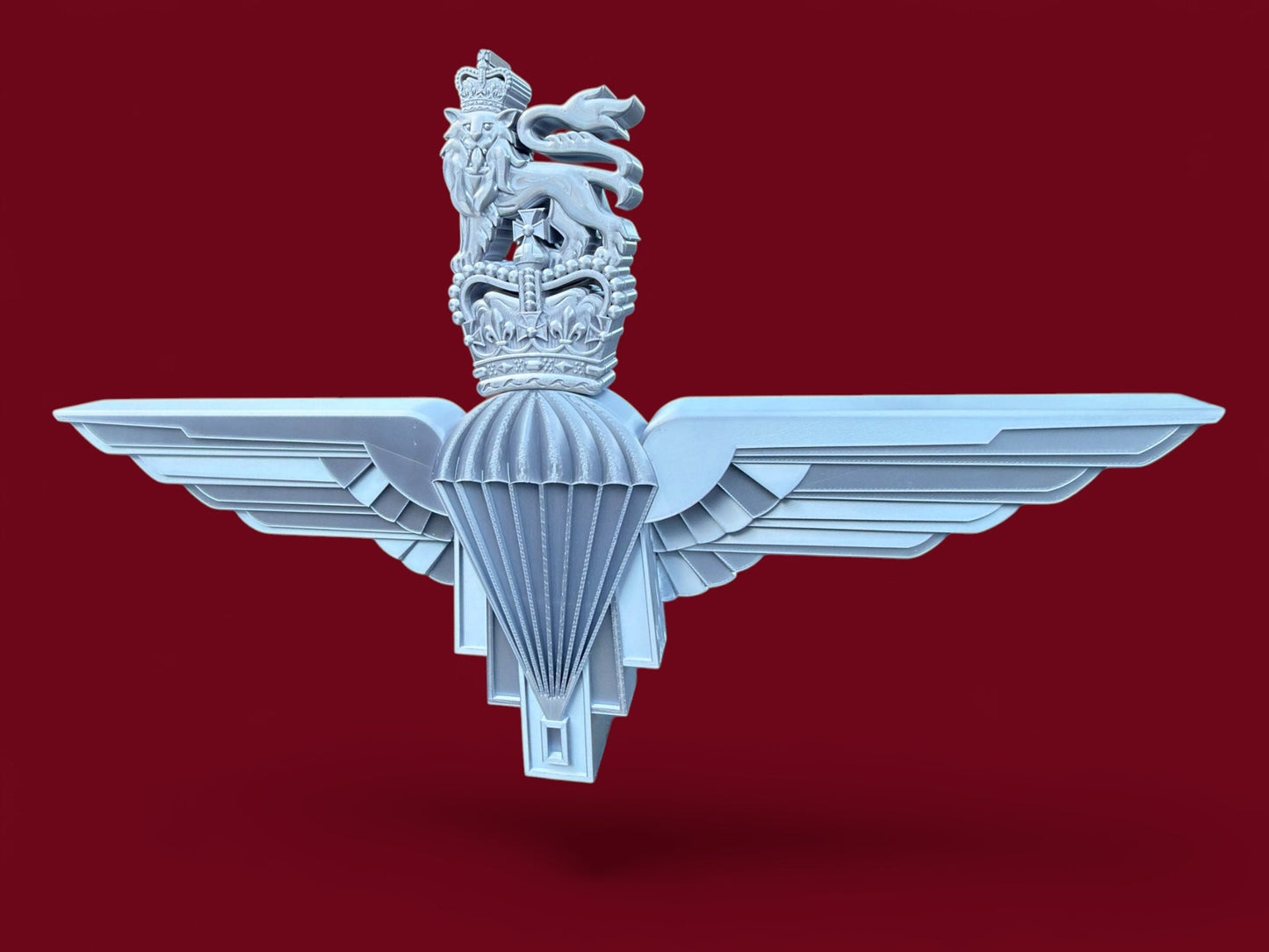 Parachute Regiment Queen's Crown XL Cap Badge