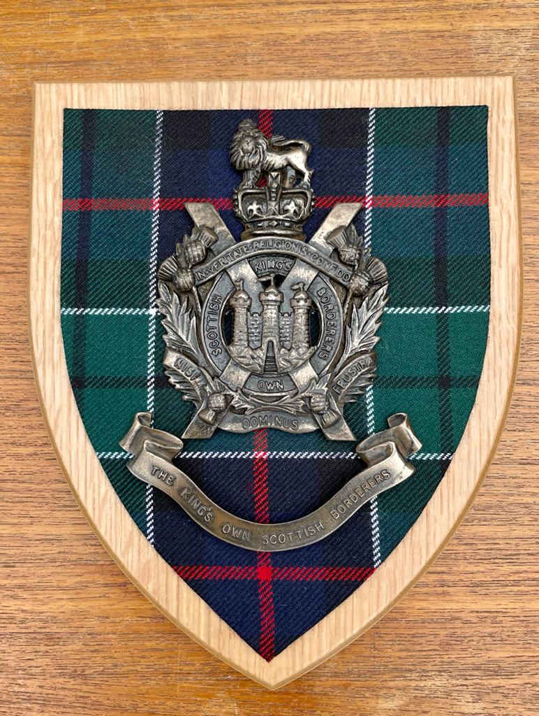 Kings Own Scottish Borderers Military Wall Plaque | Handmade in England