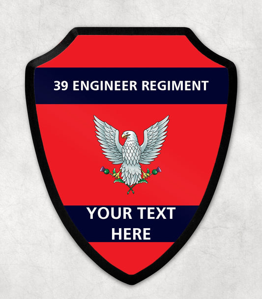 39 Engineer Regiment - Printed Wall Shield