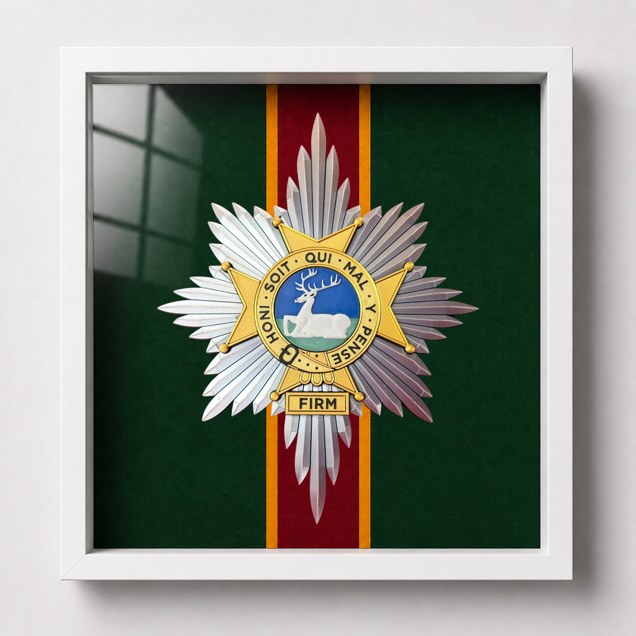 Worcestershire and Sherwood Foresters Cap Badge Display Frame | Officially Licensed