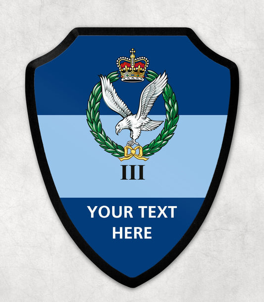Army Air Corps - 3 Regiment - Printed Wall Shield