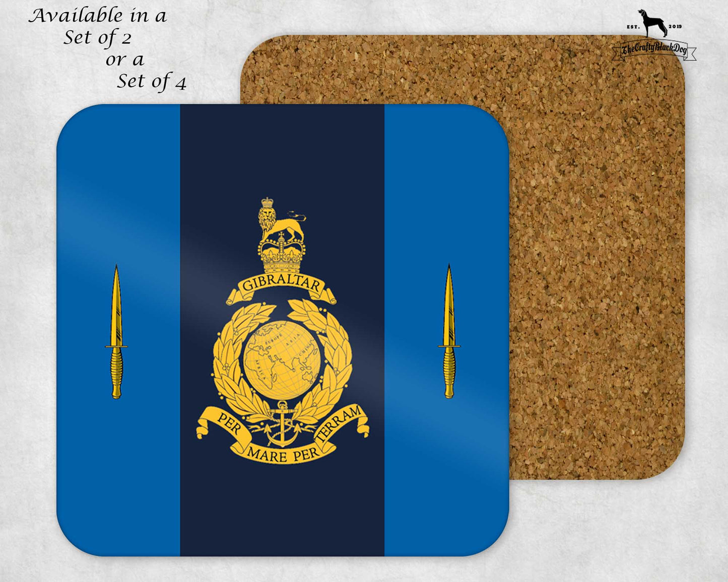 40 Commando Royal Marines - Coaster Set