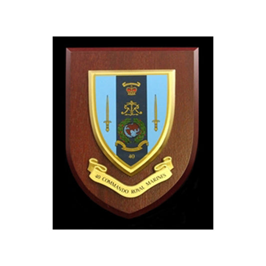 40 Commando - Wall Shield Plaque