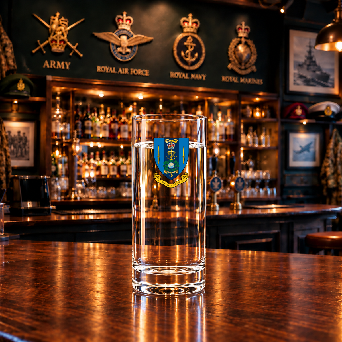 40 Commando RM - Highball Glass | The Crafty Black Dog