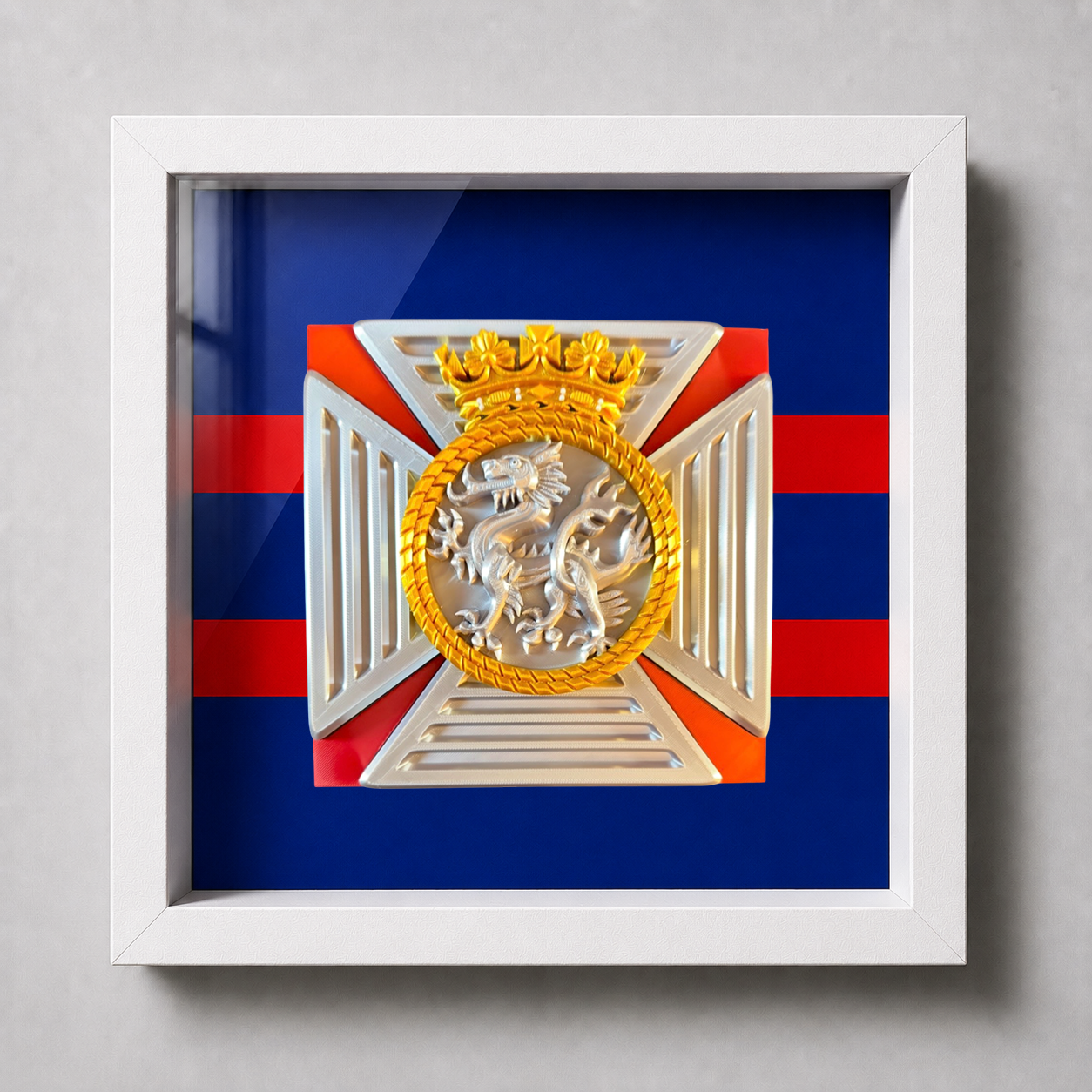 Duke of Edinburgh's Royal Regiment Cap Badge Display Frame | Officially Licensed