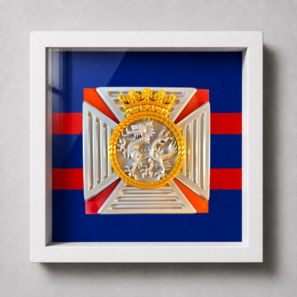 Duke of Edinburgh's Royal Regiment Cap Badge Display Frame | Officially Licensed