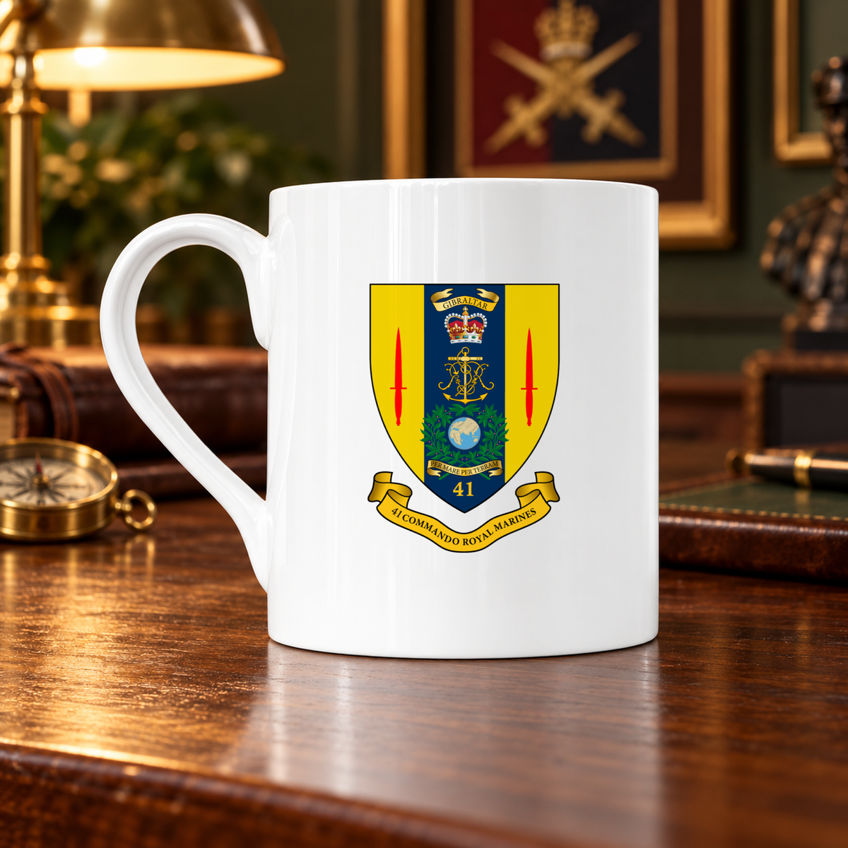 41 Commando RM - Bone China Mug | The Crafty Black Dog