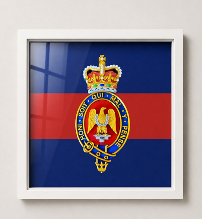 Blues and Royals Cypher Cap Badge Display Frame – Queen's Crown | Officially Licensed