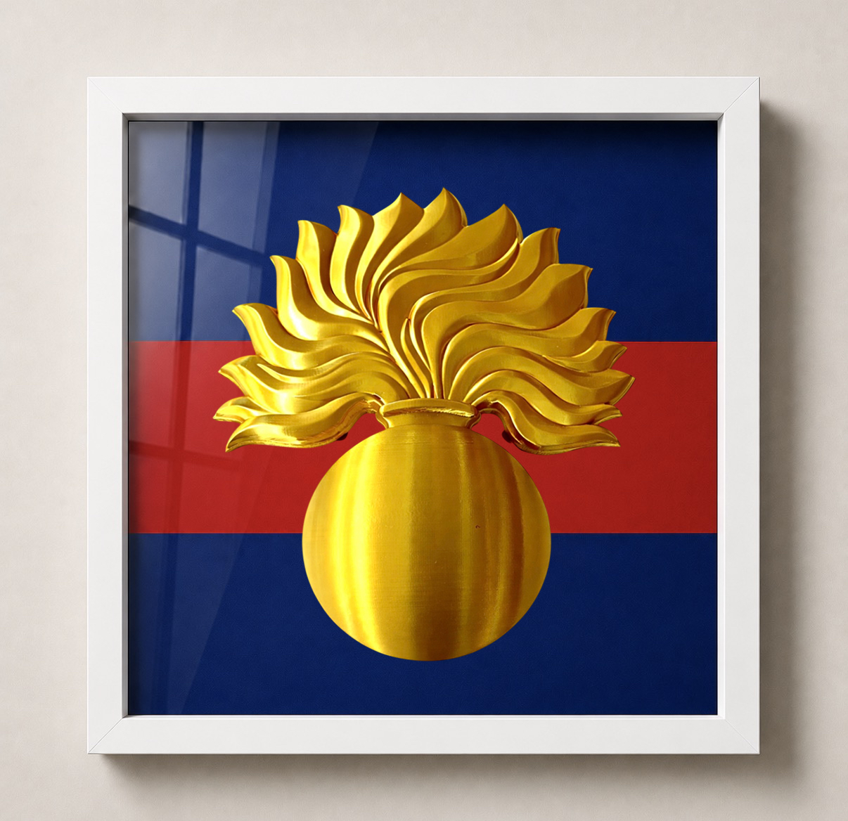 Grenadier Guards Grenade Display Frame | Officially Licensed