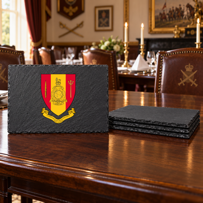 43 Commando FPG RM - Slate Placemat & Coaster Set | The Crafty Black Dog — Slate_Placemat_Set_4_Military_Dining_Smart_Object copy