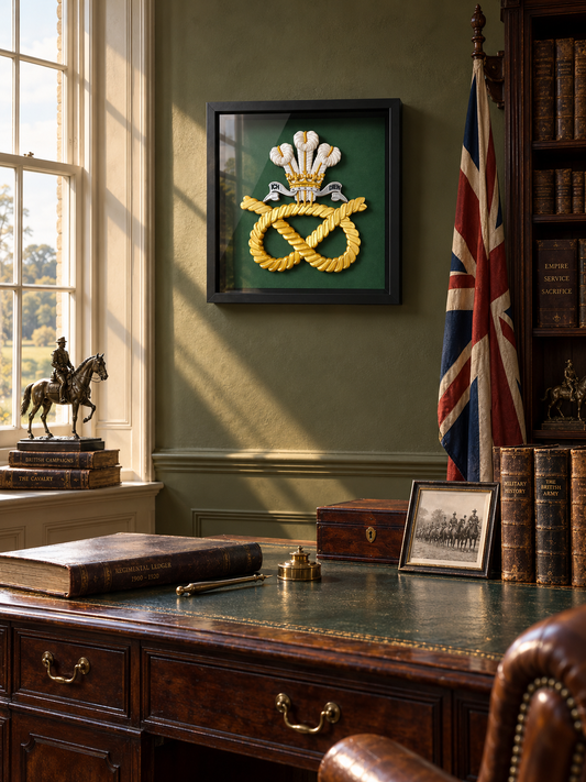 Staffordshire Regiment Cap Badge Display Frame | Officially Licensed
