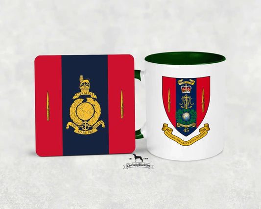 45 Commando Royal Marines - Mug &amp; Coaster Set