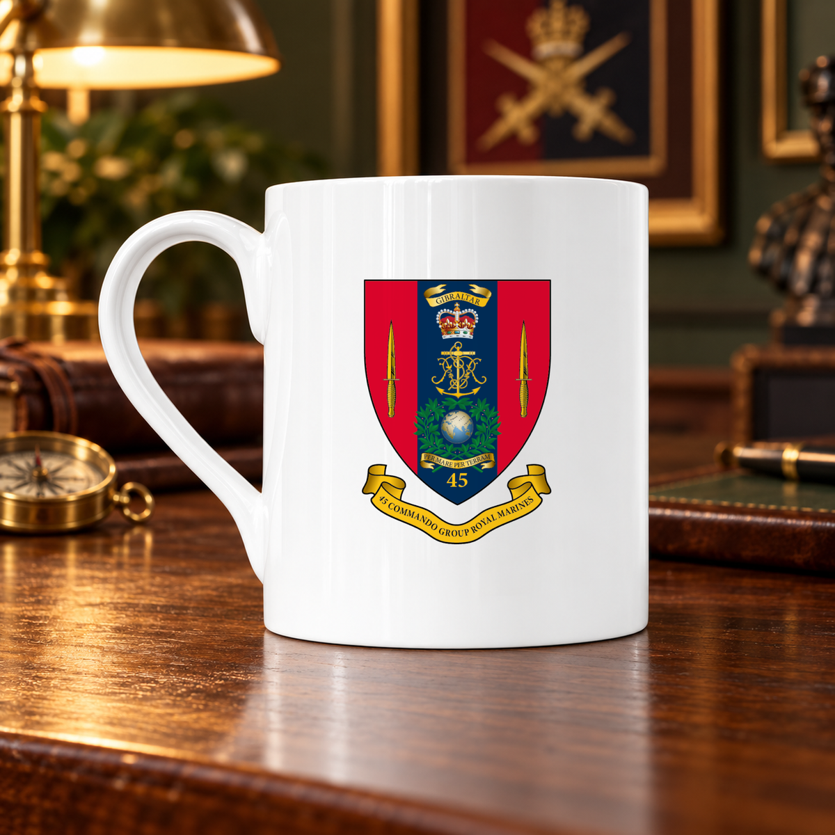 45 Commando RM - Bone China Mug | The Crafty Black Dog