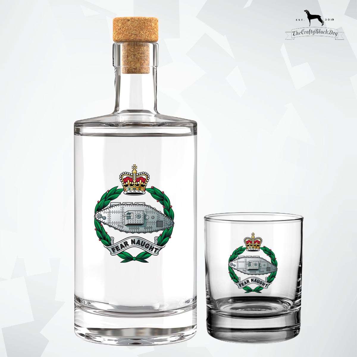 Royal Tank Regiment - Fill Your Own Spirit Bottle